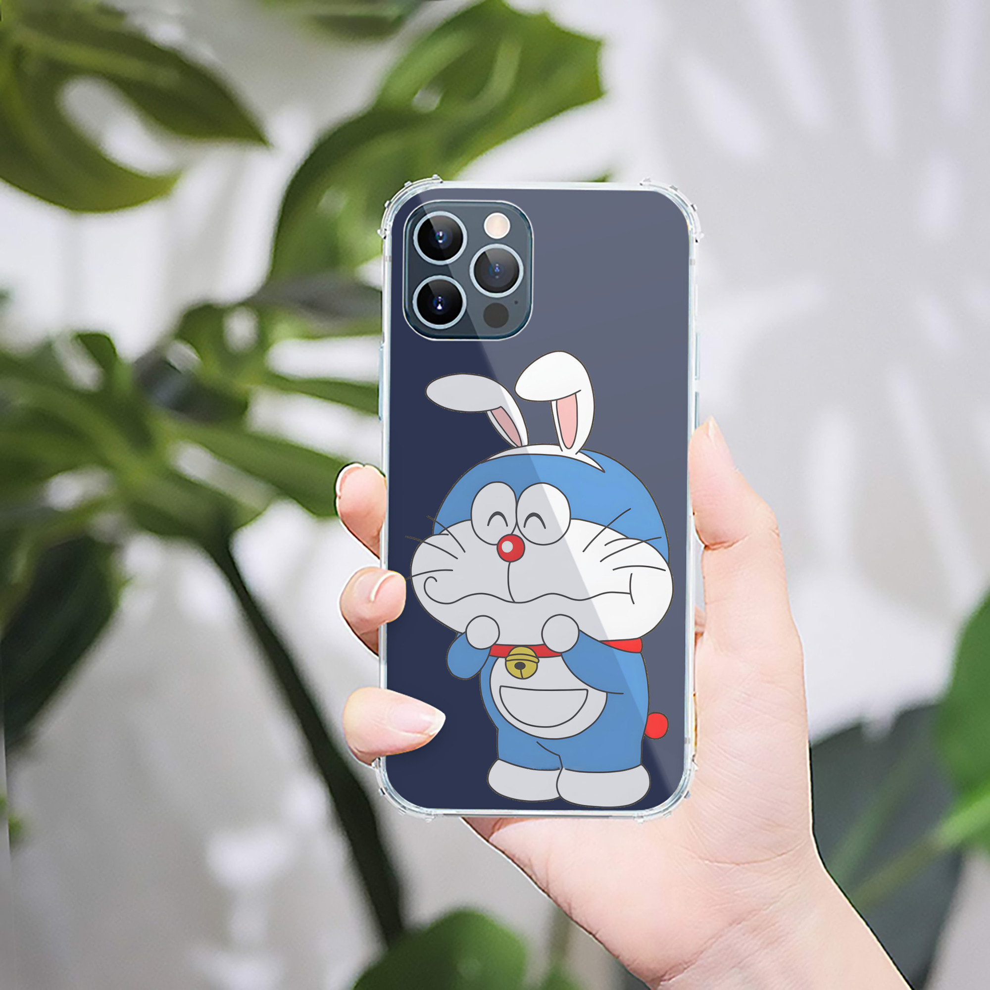 （画像用） ドラえもん Doraemon 【iPhone 12シリーズ対応】透明スマホケース（クリアソフトケース）
